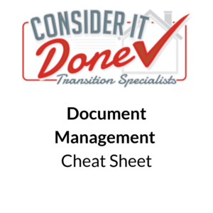 Document Management Cheat Sheet